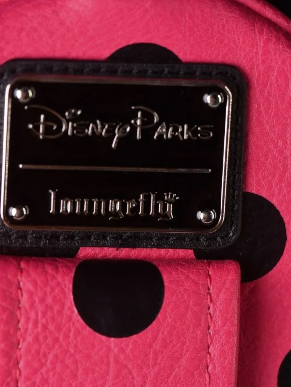 Loungefly Minnie Mouse Polka Dots Mini Backpack Wristlet